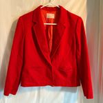 Pendleton  Womens Vintage Size 8 Blazer Jacket One Button‎ Tomato Red Virgin Wool Photo 0