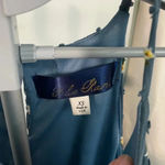 Blue Rain Womens‎  Dusky Blue Calliope Ruffle Bottom Dress Sz XS - bin 12 Photo 1