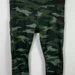 Athleta  Ultimate Camo 7/8 Tight Green Full Length Leggings Stash Pocket SP Photo 0