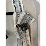 White House | Black Market cardigan NWT Sz XS - creme tan and black career sweater Photo 10