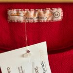 NWT Manta Del Lago Womens Midi Dress Red Sz Medium Pointed Hem Cottagecore Photo 4