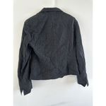 Lafayette 148 Classic Charcoal‎ Gray Blazer Professional Office Wear Size 10 Black Photo 4