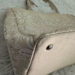Oscar de la Renta  NM‎ Floral Lace Canvas Handbag BOHO Beach Everyday Tote Bag Photo 7