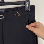 Kay Unger Grommet Accent Black Skinny Evening Pants size M Photo 4