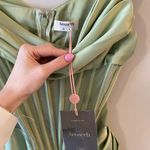 House Of CB NWT Lulu Corset One-Shoulder Satin Midi Dress Photo 11