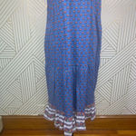 Cleobella  India Midi Dress in Lotus Blue‎ Floral Print Cotton Size US Medium Photo 8