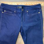 St. John  Women’s Jennifer Dark Washed High Waisted Denim Jeans Size 6 Photo 9