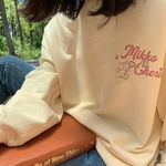 Urban Outfitters Butter Yellow Cute Coquette Girl Oversized Sweatshirt Photo 3