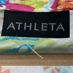 Athleta  Tunic Top Womens M Multicolor Medallion Floral Oversized Boho Hippie 70s Photo 3