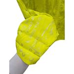 Mycra Pac Woman's Reversible Oversized Bright Neon Lime Streetwear Jacket Small Yellow Photo 9