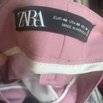ZARA  Soft Pink Cropped Women's Pants Photo 3