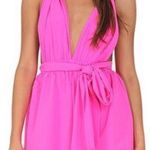 Angel Biba Pink Multi Wrap Romper Photo 0