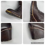 Tory Burch Womens Size 7.5 Shoes Primrose 75mm Wedge Bootie Coconut Latte READ Photo 7