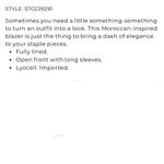 Chico's Like New Floral Twill Jacket Top Size Large Photo 3