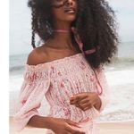 Love Shack Fancy  Tiffie Top in bubbly pink size M Photo 0