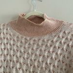 Knox Rose Light Pink Knit Turtleneck Sweater Size Medium Photo 4