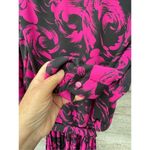 Vintage Lady Carol size Medium ( measured) pleated skirt dress. Black Photo 3