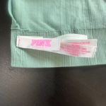 PINK - Victoria's Secret Ribbed Green Halter Style Bra Bralette Size Medium Photo 6