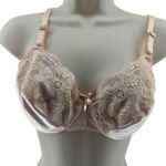 Hanes Vintage Her Way Bra Nylon Unlined Underwire G102 7102 Lace 36B Photo 0