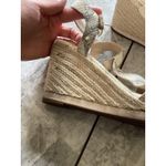 Cole Haan Shoes Womens Size 9 Snake Print Espadrille Wedge Sandals Ankle Strap Photo 3