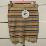 Princess Polly  Kellie Knit Mini Skirt Multi NWT Photo 1