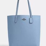 Coach Authentic Pebbled leather/suede snap long Tote Photo 6