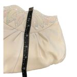Regale LTD Vintage white evening bag satin beading Photo 3