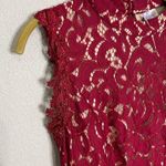 Alya Francesca’s Red Lace Sleeveless Dress XS Photo 1