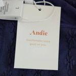 Navy Swim Bottom NWT Large Navy Andie Swim Bikini Bottom Navy Swimwear Photo 9