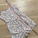 Old Navy  Linen Blend Floral Romper Cami Straps Pocket One-Piece Size M Photo 5