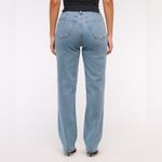 Abercrombie & Fitch NWT Abercrombie The 90s Straight Ultra High Rise Curve Love Size 26 Extra Short Photo 2