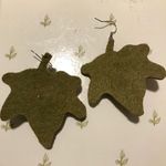 Turkey Dangling Earrings Handmade Thanksgiving Green Photo 4