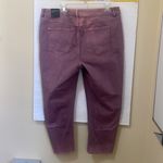 Lane Bryant 1094741 Light Purple Pink Girlfriend Cropped JEANS $70 NWT 16 Photo 1