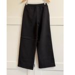 Everlane  Luxe Fleece Wide-Leg Sweatpant in Black, Size X-Small Photo 9