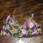 Torrid roses leopard 4x DD/F underwire strappy bikini top Photo 3