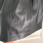 Nanushka basics Black Vegan Leather Side Tie Mini Skirt | Quiet Luxury small Photo 7