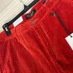 Judy Blue Women’s Burnt Orange Corduroy Slim Fit Carpenter Pants Size 31 NWT Photo 5