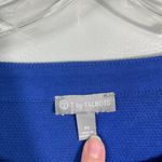 Talbots T by Blue Thermal Knit Long Sleeve Pullover Nautical Stripe Top Medium M Photo 3