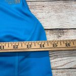 The North Face  Blue Athletic Tank Top Racerback Floral Back Mesh Size M Photo 5