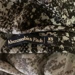 Abercrombie & Fitch Gray Black Snakeskin High Slit Pencil Straight Midi Skirt XS Photo 4