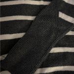 A New Day  Charcoal and White Striped Turtleneck Sweater Size S Photo 8