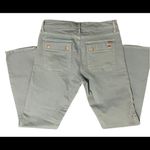 Juicy Couture size 27âLight greenishâlightâturquoiseâcroppedâstretchâjeansâEUC Photo 2