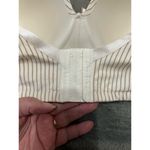 Cacique  Simply Wire Free T-shirt Bra, cream with gold stripes and lace, 42DD Photo 5