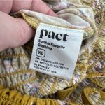 Pact  Soirée Jumpsuit One And Done Yellow Floral
Smocked tie strap sz XL Photo 3