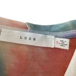 Lush Clothing Lush Tie Dye Pullover Lightweight Bohemian Festival Long Sleeves Hoodie Top S Photo 9