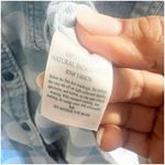 Faherty Women’s Authentic Natural Indigo Plaid Shirt 100% Cotton Sz Medium Blue Photo 3