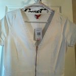 Guess White Denim Dress Photo 1