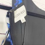 Olive & Oak NWT Sleeveless Dress Size Large Blue Black White Photo 5