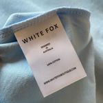 White Fox Boutique White Fox “Offstage” Oversized Tee in Ice Pop (Light Blue) – Size M/L – NWT Photo 4