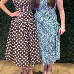 Amy Lynn Alexa Brown Polkadot Puffball dress Photo 1